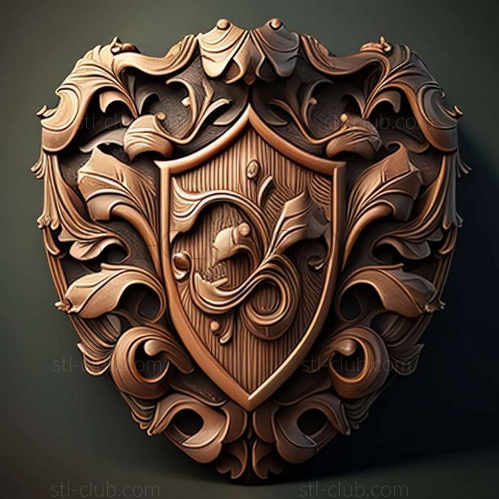 3D model shield (STL)